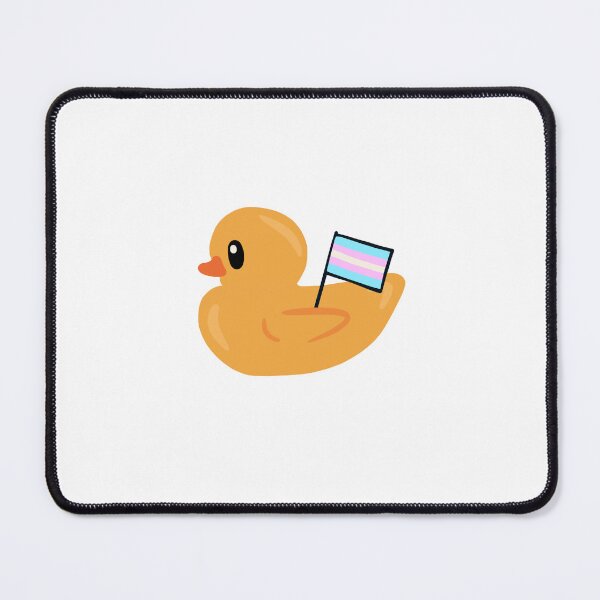 Item preview, Transgender Pride Yellow Rubber Ducky designed and sold by TimTimByChloe.