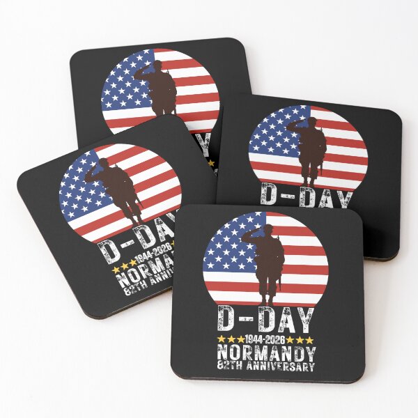 Item preview, D-Day 82nd Anniversary Operation Overlord Normandy 1944 Historical Tribute designed and sold by BOUCHERIT amine.