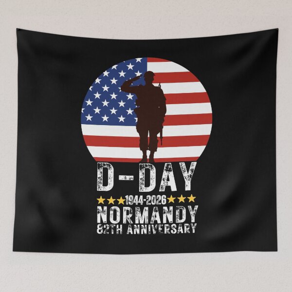 Item preview, D-Day 82nd Anniversary Operation Overlord Normandy 1944 Historical Tribute designed and sold by BOUCHERIT amine.
