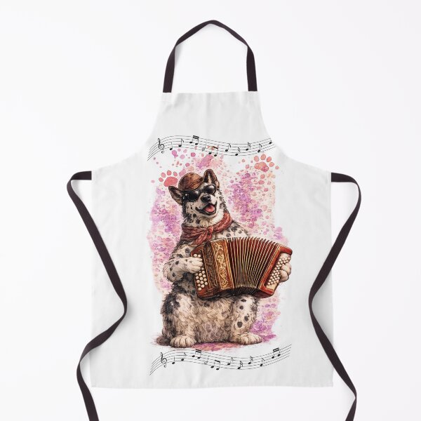 Item preview, Watercolor Dalmatian Dog Playing Accordion Music designed and sold by FurryNotes.