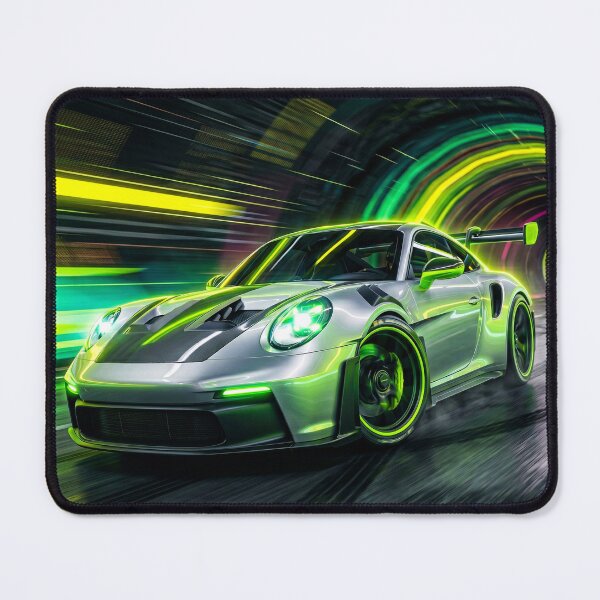 Item preview, Vibrant Neon Night Drive Sports Car Art For Enthusiasts designed and sold by RevUpDesign.