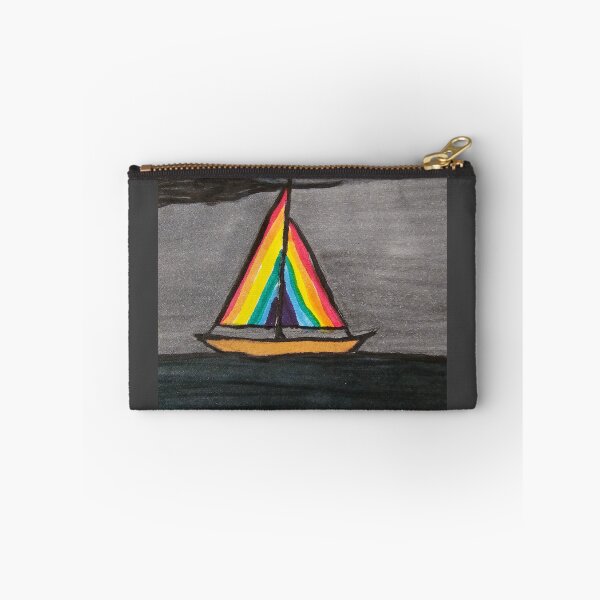 Item preview,  Rainbow Sail Away brown hull designed and sold by DancingCreek.