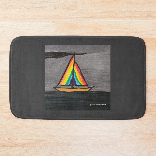 Item preview,  Rainbow Sail Away brown hull designed and sold by DancingCreek.