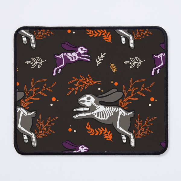 Item preview, Spooky Halloween Rabbits & Leaves designed and sold by Pinecone Place.