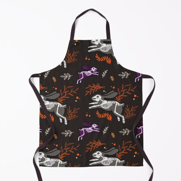 Item preview, Spooky Halloween Rabbits & Leaves designed and sold by Pinecone Place.
