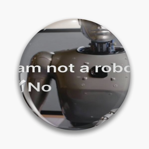 Item preview, Funny I am not a robot AI humor designed and sold by Csaba1983.