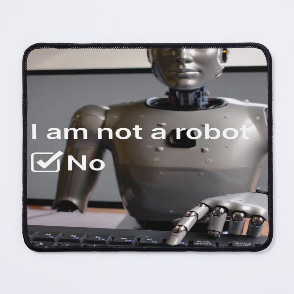 Item preview, Funny I am not a robot AI humor designed and sold by Csaba1983.