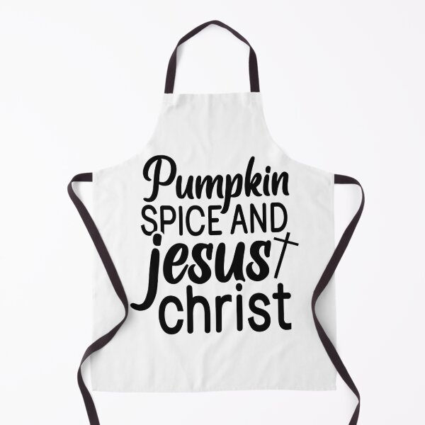 Item preview, Pumpkin Spice And Jesus Christ - Cute Autumn Fall Season Leaves Orange Cozy Faith Gift designed and sold by FuzionRaptor.