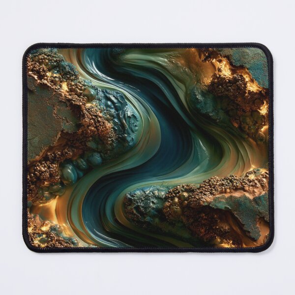 Item preview, Luxury Geode River Abstract | Organic Modern Art designed and sold by GSizzle1.