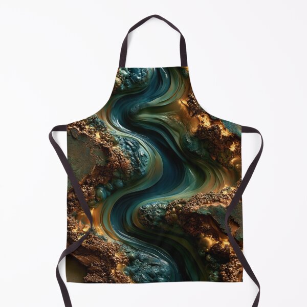 Item preview, Luxury Geode River Abstract | Organic Modern Art designed and sold by GSizzle1.