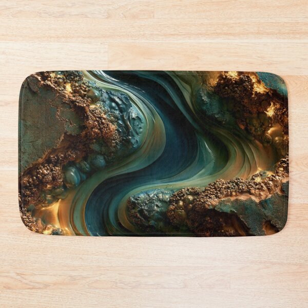 Item preview, Luxury Geode River Abstract | Organic Modern Art designed and sold by GSizzle1.