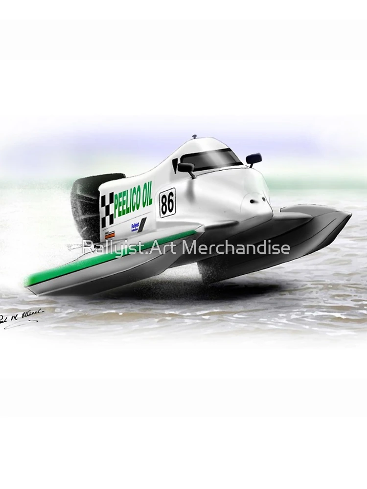 Thumbnail 4 of 4, iPhone Case, Power Boat Racer designed and sold by Rallyist.Art Merchandise.