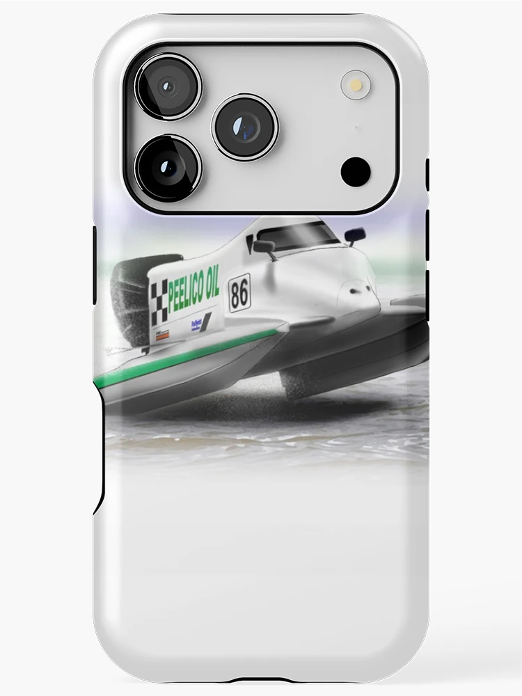 Thumbnail 1 of 4, iPhone Case, Power Boat Racer designed and sold by Rallyist.Art Merchandise.