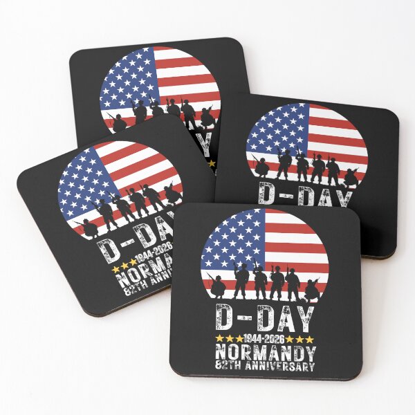 Item preview, D-Day 82nd Anniversary Operation Overlord Normandy 1944 Historical Tribute designed and sold by BOUCHERIT amine.
