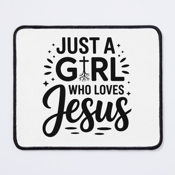 Item preview, Just a Girl Who Loves Jesus designed and sold by jkrphoto.