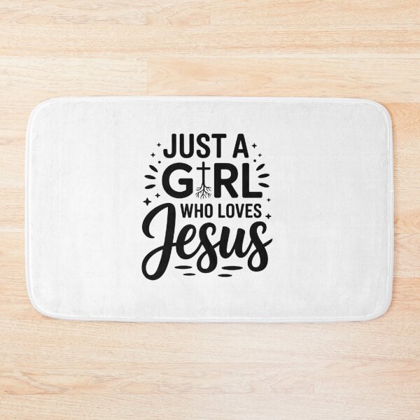 Item preview, Just a Girl Who Loves Jesus designed and sold by jkrphoto.
