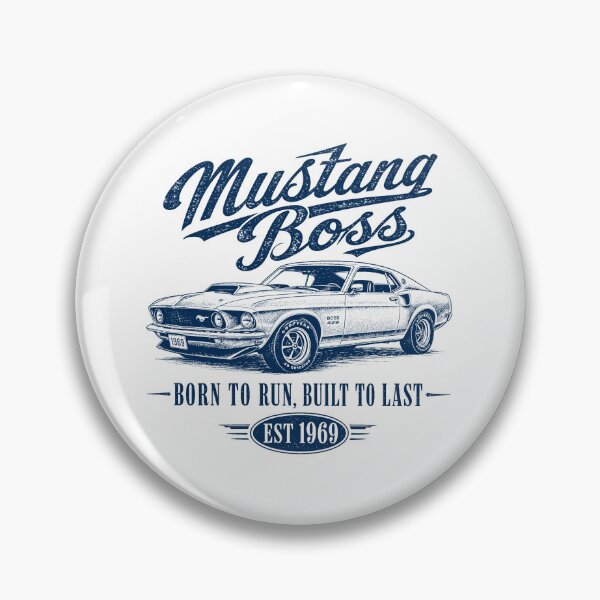 Item preview, Mustang Boss 429 Vintage Car Art Print designed and sold by NullSpacePrints.