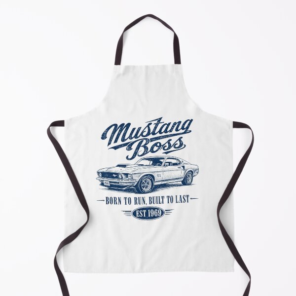 Item preview, Mustang Boss 429 Vintage Car Art Print designed and sold by NullSpacePrints.