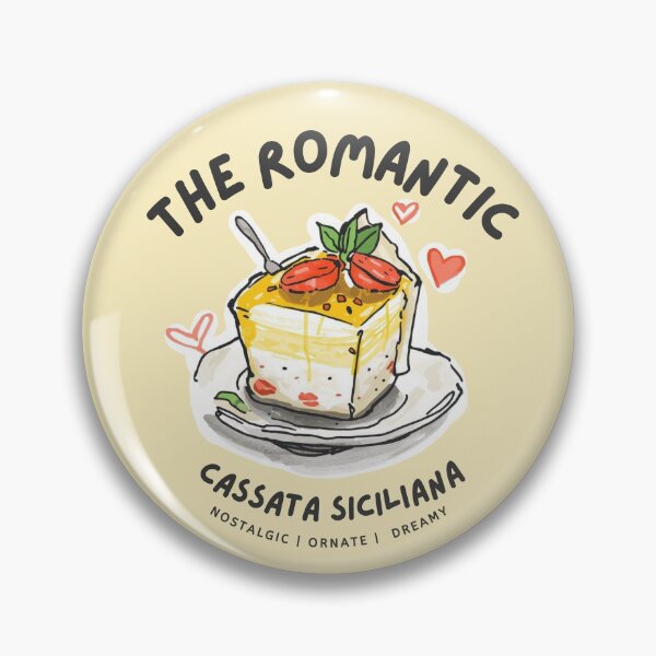 Item preview, The Romantic – Cassata Siciliana | Whimsical Dessert Illustration designed and sold by A little more Whirl.