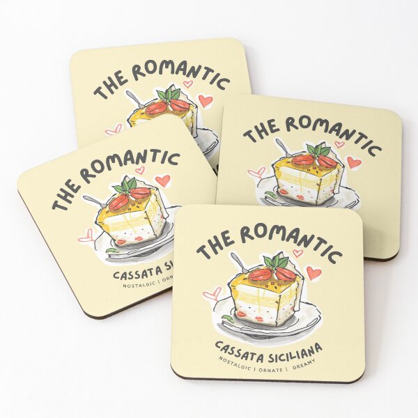 Item preview, The Romantic – Cassata Siciliana | Whimsical Dessert Illustration designed and sold by A little more Whirl.