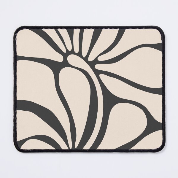 Item preview, Black Beige Moody Abstract Botanical designed and sold by NicoleYoungStudio.