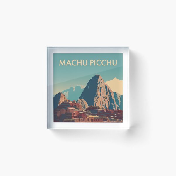 Item preview, MACHU PICCHU TRAVEL ART designed and sold by MarkedArtPrints.
