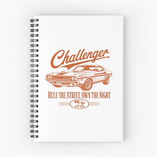 Item preview, Dodge Challenger RT 1970 Vintage Muscle Car Print designed and sold by NullSpacePrints.