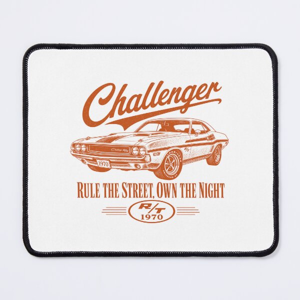 Item preview, Dodge Challenger RT 1970 Vintage Muscle Car Print designed and sold by NullSpacePrints.