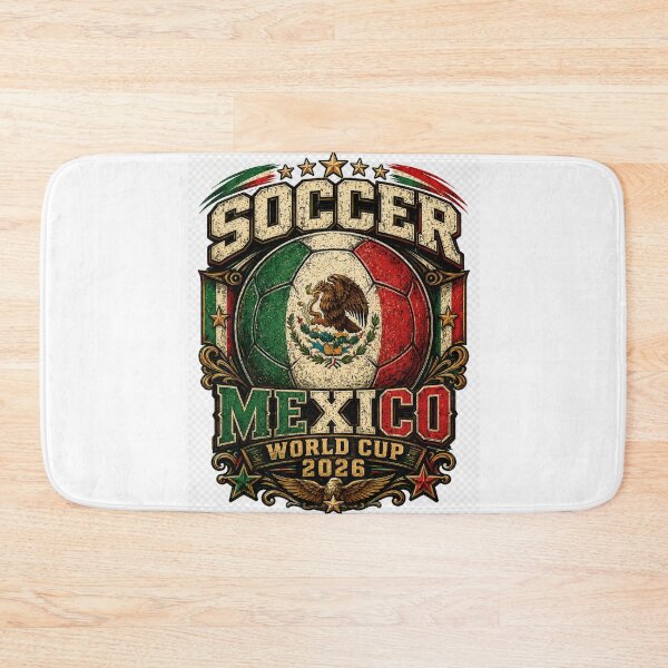 Item preview, Mexico Soccer Shirt - Mexican Landmarks Football Gift for Mexico Fans designed and sold by UrbanPrintVibes.
