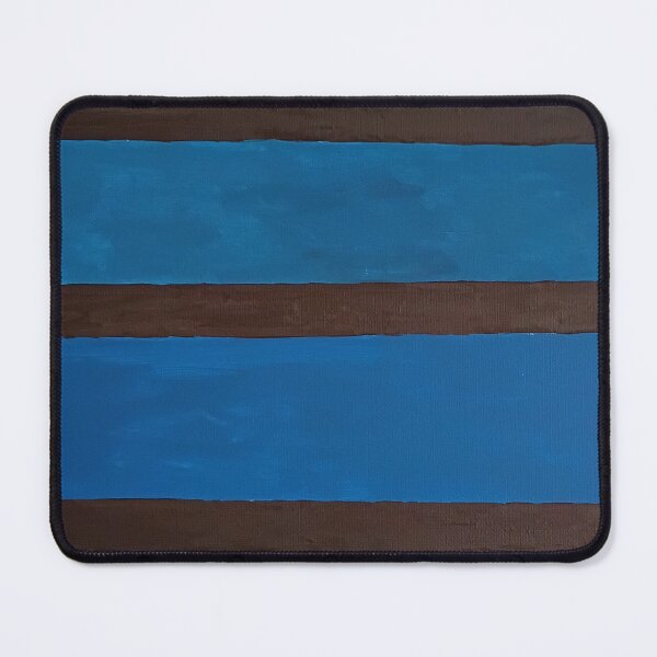 Item preview, Minimalist Blue and Gray Horizon Stripes designed and sold by ArtbyAudrey412.