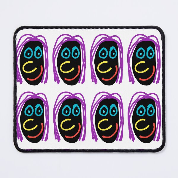 Item preview, a simple, vibrant digital drawing of a stylized face set against a plain white background designed and sold by buynowandtoday.