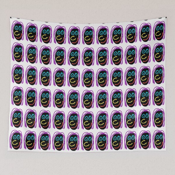 Item preview, a simple, vibrant digital drawing of a stylized face set against a plain white background designed and sold by buynowandtoday.