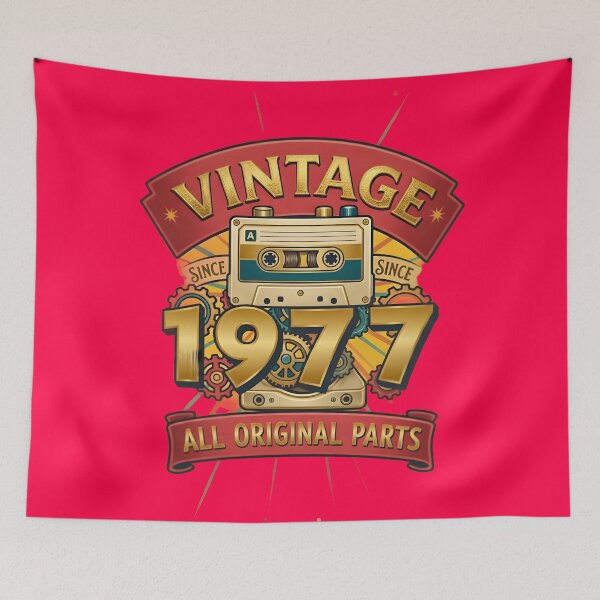 Item preview, Vintage 1977 All Original Parts Retro Cassette Design designed and sold by L&L.