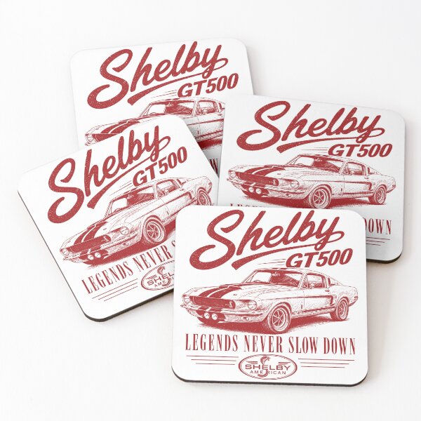 Item preview, Shelby GT500 1967 Vintage Muscle Car Art Print designed and sold by NullSpacePrints.