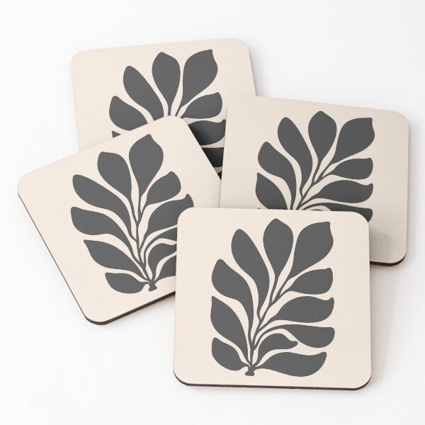 Item preview, Neutral Abstract Botanical Art designed and sold by NicoleYoungStudio.
