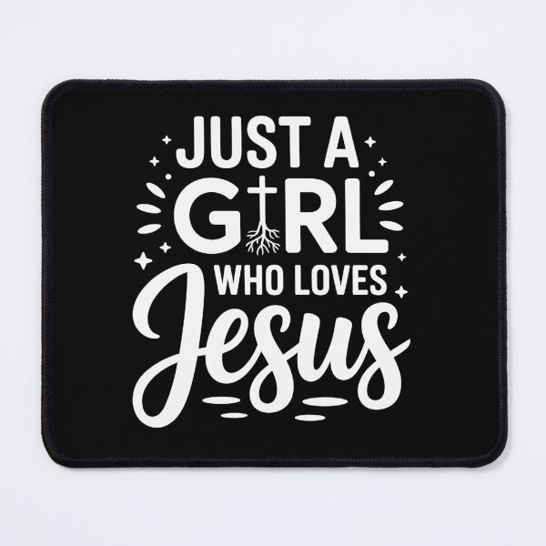 Item preview, Just a Girl Who Loves Jesus designed and sold by jkrphoto.