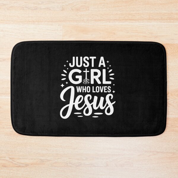 Item preview, Just a Girl Who Loves Jesus designed and sold by jkrphoto.