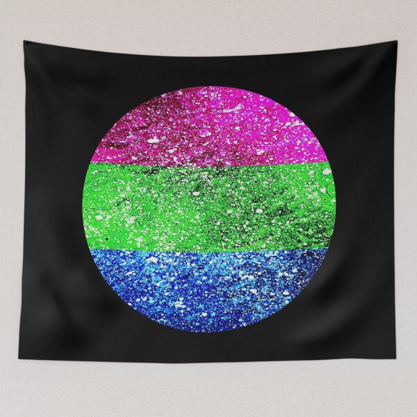 Item preview, Cosmic Polysexual Pride Flag designed and sold by SilverFantasy.