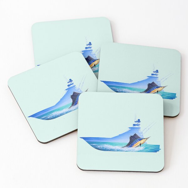 Item preview, marlin boat silhouette designed and sold by Seyahshop.