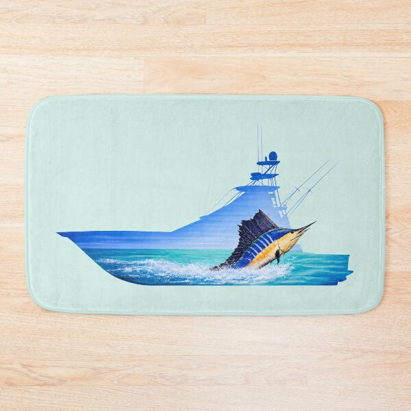Item preview, marlin boat silhouette designed and sold by Seyahshop.