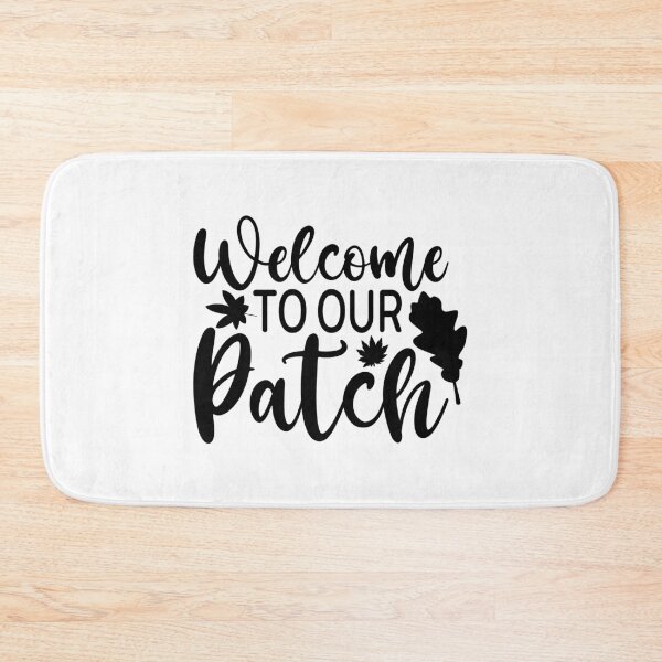 Item preview, Welcome To Our Patch - Cute Autumn Fall Season Leaves Orange Pumpkin Thanksgiving Gift designed and sold by FuzionRaptor.