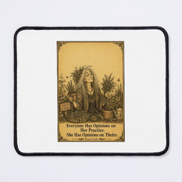 Item preview, Crone Cards - Everyone Has Opinions on Her Practice. She Has Opinions on Theirs. designed and sold by Kay Mhor Studio.