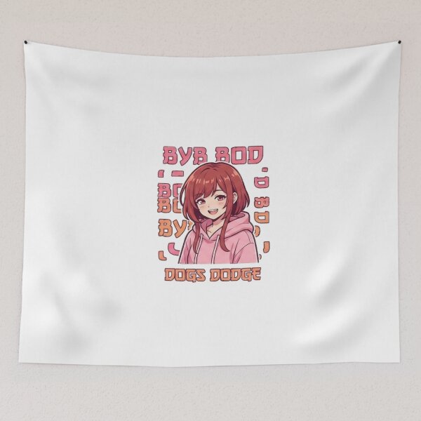 Item preview, Anime girl with pink hoodie design designed and sold by Ahmedsyde.