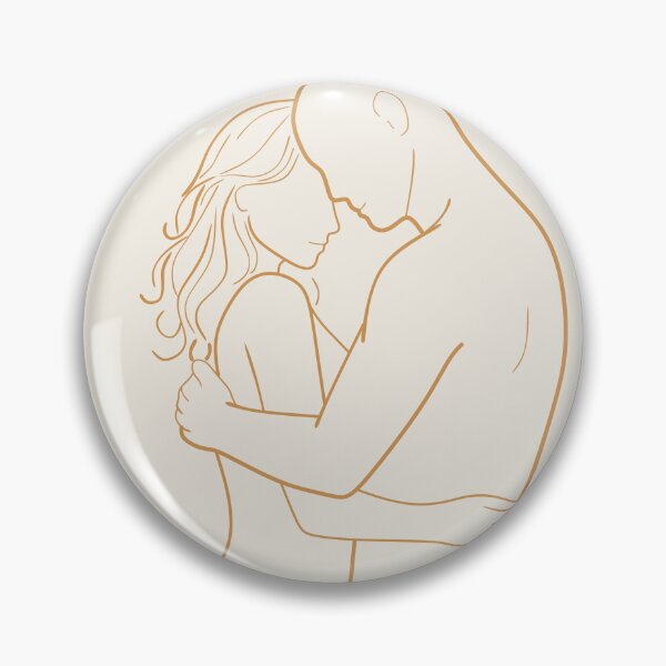 Item preview, Golden Embrace Romantic Art designed and sold by Studio pod Burom.