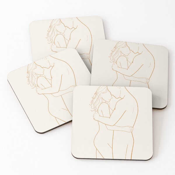 Item preview, Golden Embrace Romantic Art designed and sold by Studio pod Burom.