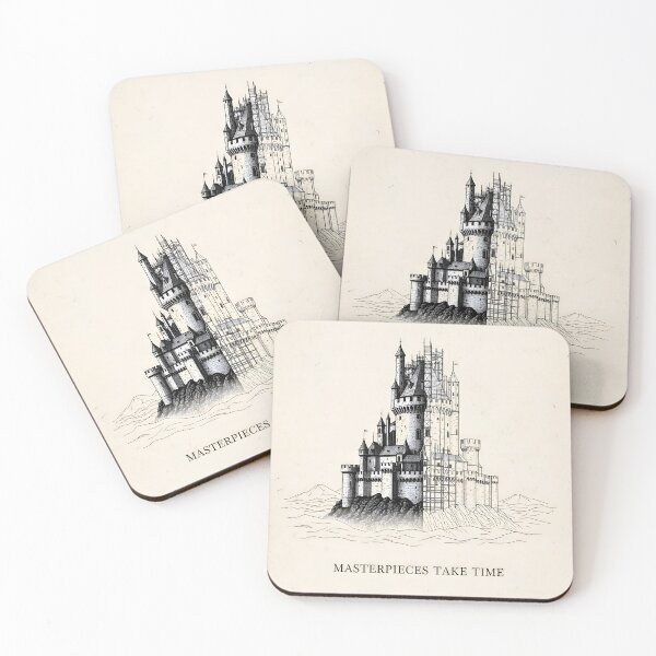 Item preview, Masterpieces Take Time Castle Illustration    designed and sold by AbanoubStore.