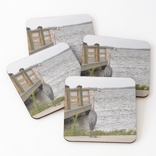 Item preview,     Great Blue Heron Watching the Tide. designed and sold by Pearls1.