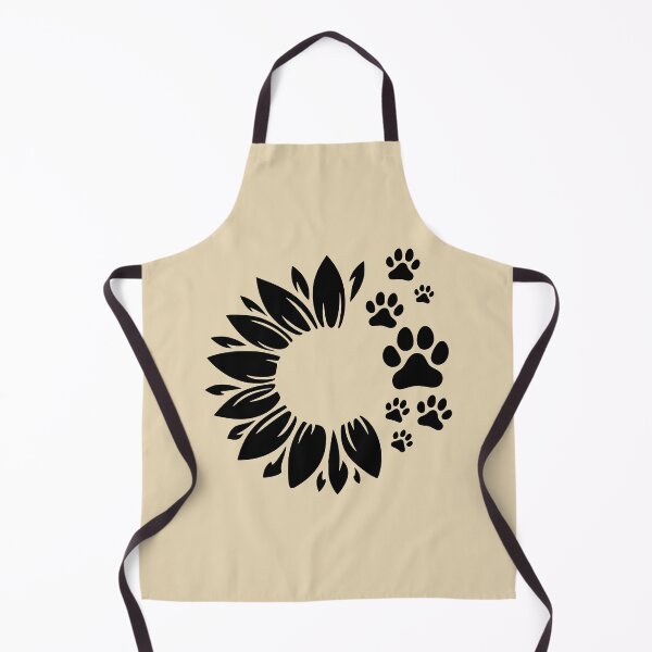 Item preview, Black Sunflower Paw Print Pet Memorial designed and sold by Corvoria.