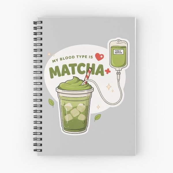 Item preview, Matcha Positive Blood Type – Funny Matcha Lover Iced Matcha Latte Design designed and sold by ArcticFoxStudio.