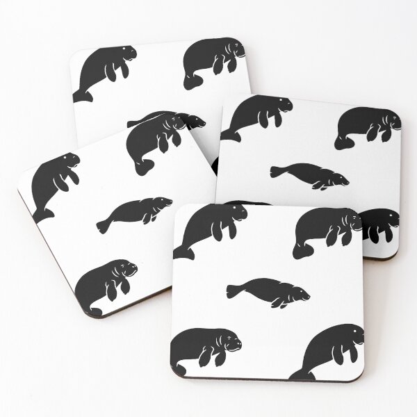 Item preview, Minimalist Manatee Pod - Aesthetic Sea Cow Art designed and sold by Art_IN_Design.